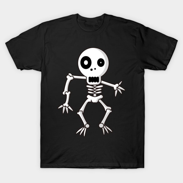 Funny skeleton T-Shirt by Afe